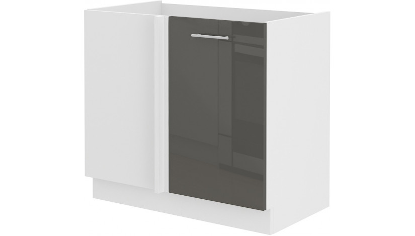 LARA 105 ND 1F BB pastatoma kampinė spintelė grey