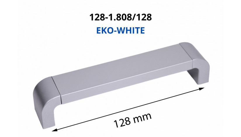 Rankenėlė plastikinė 128-1.808 128 mm EKO WHITE