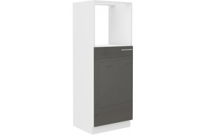 LARA 60 DKPL-162 1F BB žema ūkinė spinta orkaitei grey