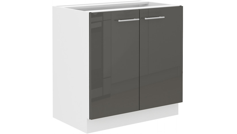 LARA 80 D 2F BB pastatoma spintelė grey