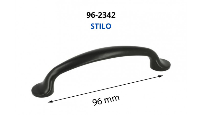 Rankenėlė metalinė 96-2342 96 mm STILO