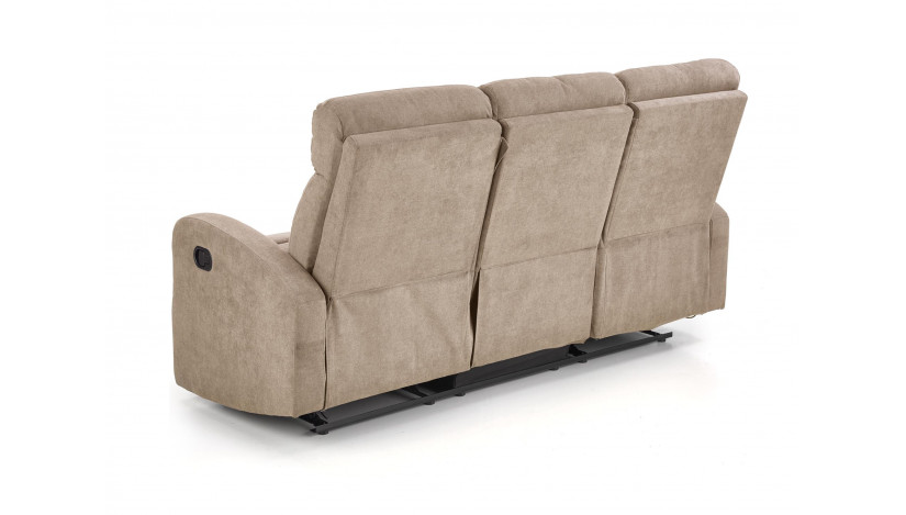 OSLO 3S sofa su relax Smėlio