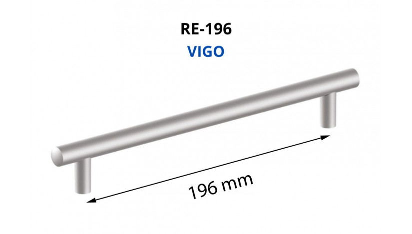 Rankenėlė aliuminio RE-196 192 mm VIGO