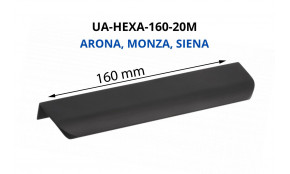 Rankenėlė aliuminio UA-HEXA-160-20M 160 mm ARONA MONZA SIENA