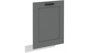 LUNA ZM 713x596 indaplovės durelės 60 cm Dustgrey Balta